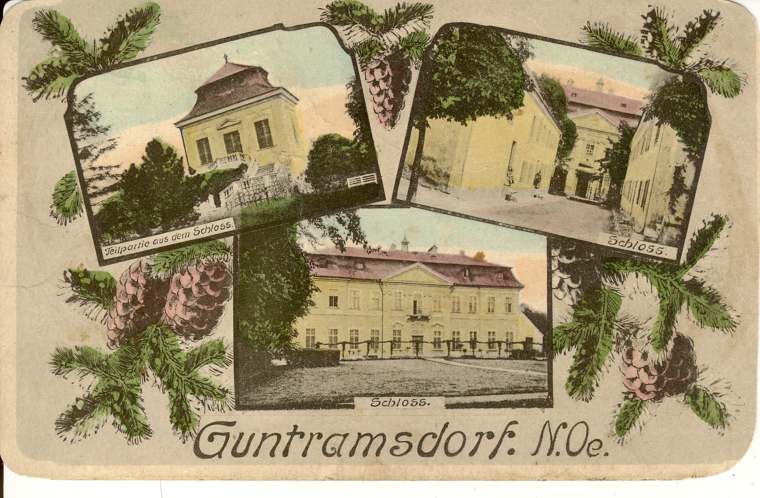 Ansichtskarte (Schloß Guntramsdorf)